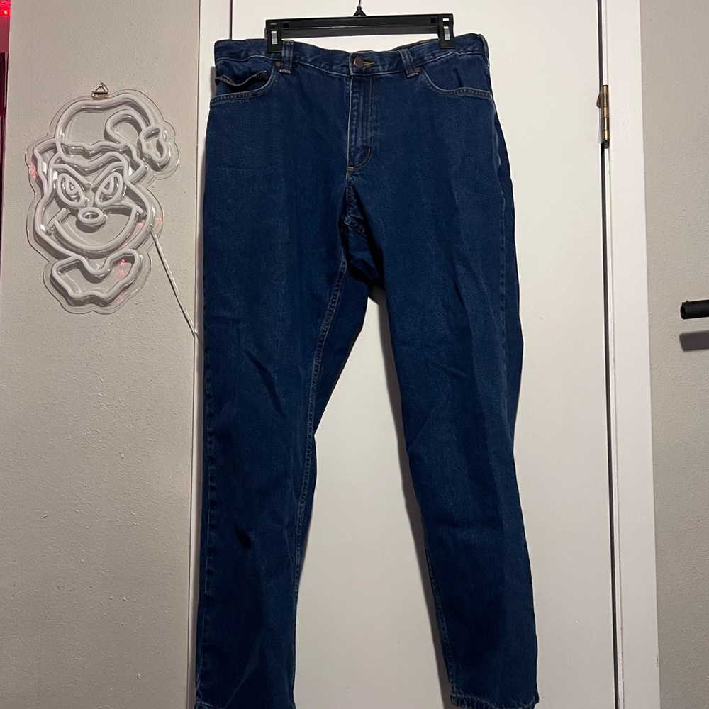 Carhartt Men's Deep Blue Relaxed Jeans